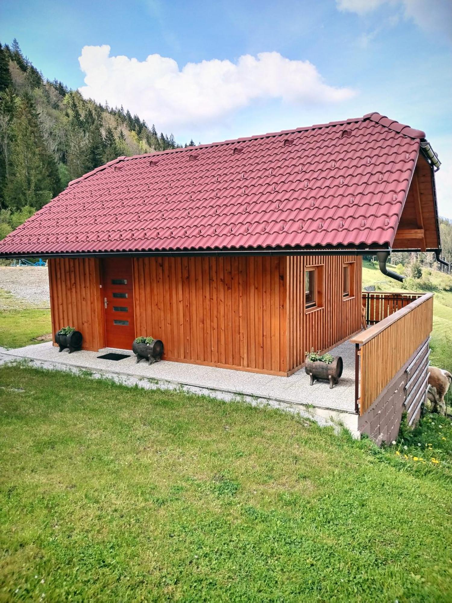 Pocitniska Hiska Lastovka Podvolovljek Exteriör bild